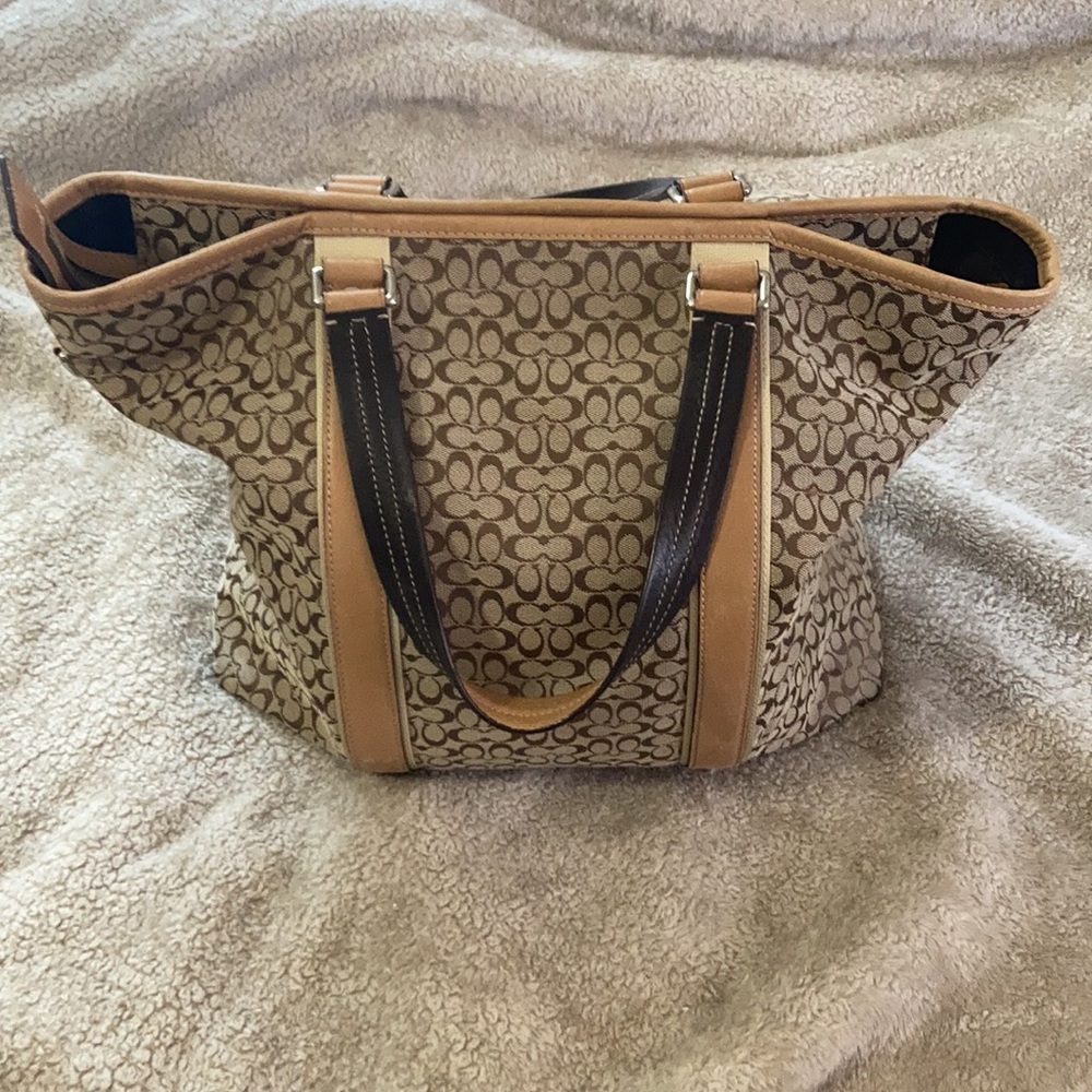 Vintage Coach diaper bag/tote